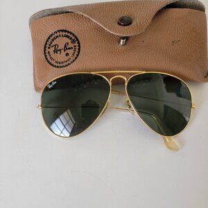 Vintage 62-14 BL Bausch & Lomb Ray-Ban USA Aviator Sunglasses